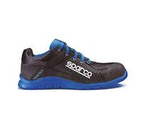Sparco Lightweight Safety Shoes Practice S1P Nelson Black/Blue EU Size 39