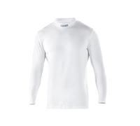 sparco Long Sleeve T-Shirt Brand Model Long T-Shirt High Neck B-Rookie Top COT XXL White