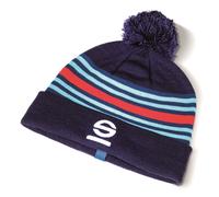 Sparco Martini Racing Beanie Lancia Rally Team Retro Edition Bobble Hat One Size