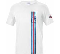 Sparco Martini Racing Big Stripes T-Shirt Limited Edition Black/Navy Blue/White