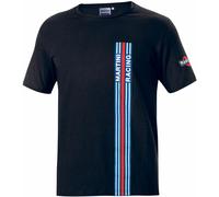 Sparco Martini Racing Big Stripes T-Shirt Limited Edition Black/Navy Blue/White