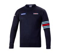 Sparco Martini Racing Crew Neck Sweater Lancia Rally Team Merino Wool Jumper