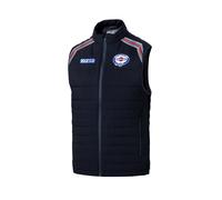 Sparco Martini Racing Frame Bodywarmer Vest Navy Blue Sportswear