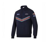Sparco Martini Racing Half Zip Sweatshirt Jumper Retro Lancia World Rally Team