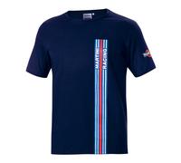 Sparco Martini Racing Logo Big Stripes T-Shirt Motorsport Leisurewear