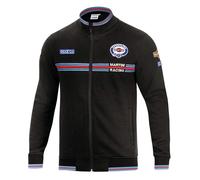 Sparco Martini Racing Mens Full Zip Sweatshirt Jacket Lancia Rally Team Fanwear