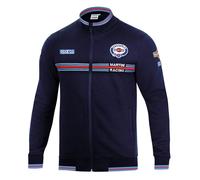 Sparco Martini Racing Mens Full Zip Sweatshirt Jacket Lancia Rally Team Fanwear