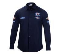Sparco Martini Racing Mens Long Sleeve Shirt Retro Lancia Rally Team Fanwear