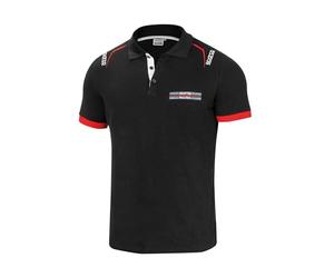 Sparco Martini Racing Polo, Black, Standard Unisex Adult, multicoloured