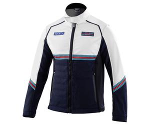 Sparco Martini Racing Softshell Fleece Jacket Coat in 3-Layer Technical Fabric