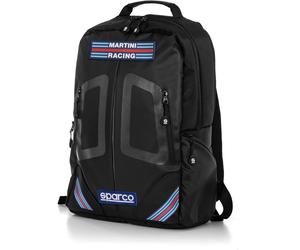 Sparco Martini Racing Super Stage Rucksack Backpack Bag Black