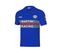 Sparco Martini Racing T-Shirt Mens Tee Iconic Lancia Rally Team Retro Edition