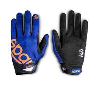 SPARCO MECA 3 GLOVES SIZE 10 (M) BLUE/ORANGE