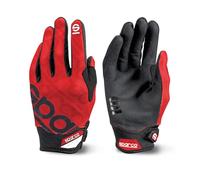 Sparco MECA-3 Work Gloves – Precision Mechanics, Reinforced Wrist, Adjustable – Red XL