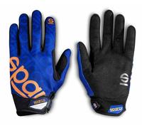 SPARCO MECA 3 GLOVES SIZE 12 (XL) BLUE/ORANGE