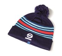 Sparco Motorsport Leisurewear Martini Racing Bobble Beanie Hat