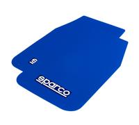 Sparco Mudflaps (Blue) - Pair, Universal Car / Rally Mud Flaps (28 x 47cm)