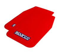 SPARCO MUDFLAPS, WORLDWIDE, RED, universal, 2 PIECES IN SET