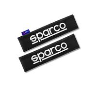 Sparco Set of 2 Universal Sparco SPC Belt Pads Black Polyester Black Universal