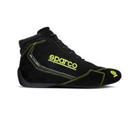 Sparco Unisex Slalom Ankle Boots 2022 Size 43 Black/Yellow Boat Shoe, Standard, 9 UK
