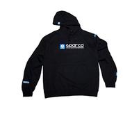 Sparco SP03100NR2M WWW Medium Black Hooded Sweatshirt