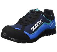 Sparco SPARCO TEAMWORK Scarpa Antinfortunistica Da Lavoro - BASSA PER UOMO E DONNA NITRO S3 SRC, Unisex Adults’ Fire and Safety Boot, NERO/BLU SPARCO, 6 UK (EU)