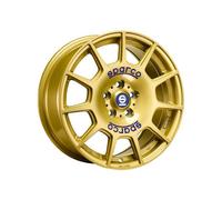SPARCO Sparco Terra Alloy Wheel 17x7.5 ET48 5x100 Race Gold Blue Lettering 63...