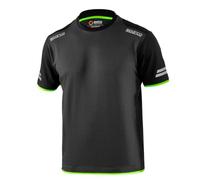 Sparco - Sparco Tucson GSVF Technical T-Shirt - High Visibility with Reflective Zones - Reinforced Shoulders for Durability - Cotton and Polyester Composition Pique Effect - Size XL