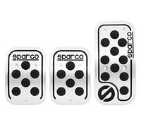 Sparco SPC0406BK Aluminum Racing Pedals Set with Non-Slip Rubber, Black