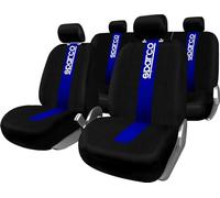 Sparco SPC1011 Front/Rear Seat Covers, Blue