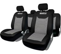 SPARCO SPC1016GR Universal Seat Covers, Black/ Grey