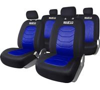 Sparco SPC1019AZ Seat Cover Set, Black/ Blue