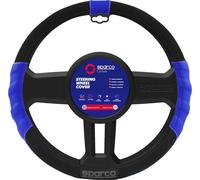SPARCO SPC1108AZ Universal Steering Wheel Cover L-Sport Color Blue Car, Set Of 4