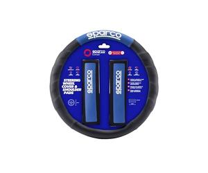 SPARCO SPC1111KAZ Set of 2 Pads + Covers Steering Wheel, Blue