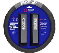 SPARCO SPC1111KGR Set of 2 Pads + Covers Steering Wheel, Grey