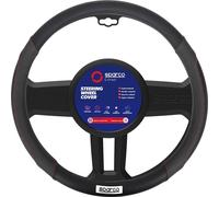 SPARCO SPC1113BK Universal Steering Wheel Cover Black With Perforated Details