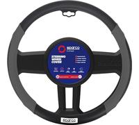 Universal Steering Wheel Cover SPC1113 Gray And Black With Perforated Details