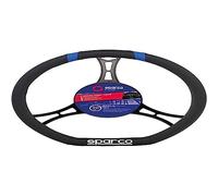 SPARCO SPC1114BL Steering Wheel Cover, Black/Blue