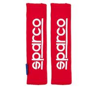 Sparco SPC1204RD Seat Belt Padding Protector Car Travel, 2 Units, Rosso , Red