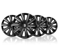 Sparco Wheel Covers Milano - 15-inch - Black/Grey - Set of 4 pieces