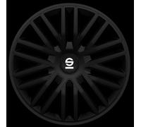Sparco Wheel Covers Bergamo - 15-inch - Black - Set of 4 pieces