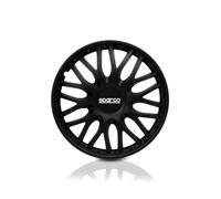 Sparco SPC1592BK Set Wheel Covers Torino 15-inch Black