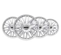 Sparco SPC1596SV Wheel Trims Roma Silver 15 Inch, Set of 4,