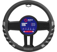 SPARCO SPCS101GR S101-Universal Car Steering Wheel Cover, Gray Color, Universal
