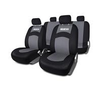 SPARCO SPCS402GR Cover Set, 5 Pieces, Black/Grey