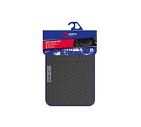 SPARCO SPF500BL Set of 3 Universal Floor Mats with Rear Bridge, Color Black/Blue