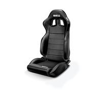 Sparco Sport Seat R100 MY22 - Black Skai + White Stitching - Reclinable
