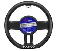 SPARCO SPS113 Steering wheel cover 'Flat Bottom' Black - compatible with Citroën/Peugeot/Renault/Toyota/Volkswagen