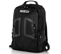 Sparco Stage Rucksack, 15 Litre Capacity - Black and Silver