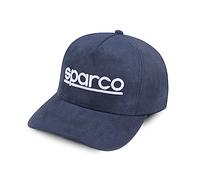 Sparco Suede Cap Navy Blue Baseball, One Size